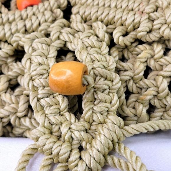 Macrame Purse. OSFA. EUC.  - Picture 9 of 11